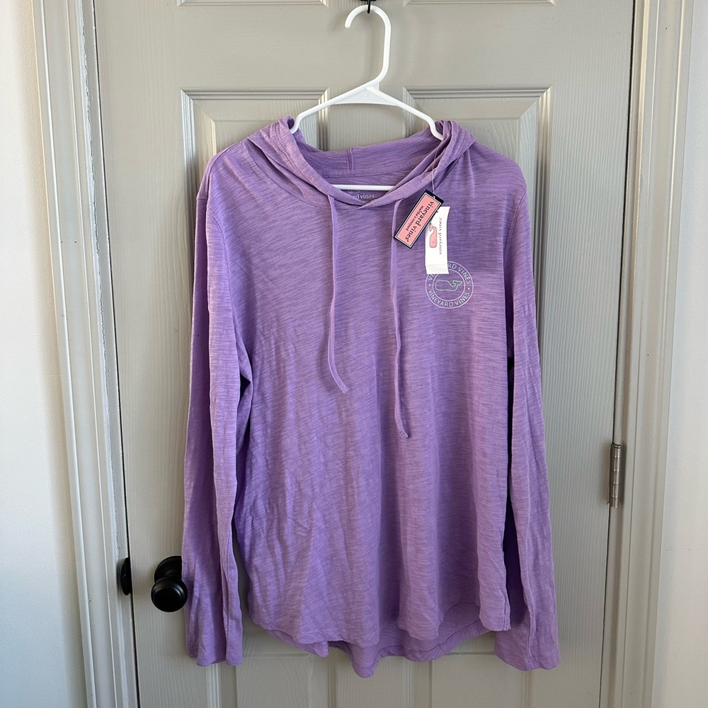 NEW Vineyard Vines Long Sleeve Hooded Shirt